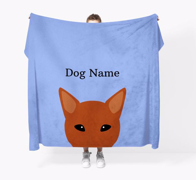 'Peeking Icon' - Personalised {breedFullName} Blanket